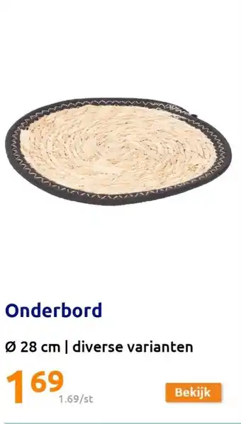 Action Onderbord Ø 28 cm aanbieding