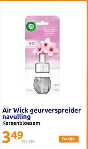 Action Air Wick geurverspreider navulling Kersenbloesem aanbieding