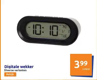 Action Digitale wekker aanbieding