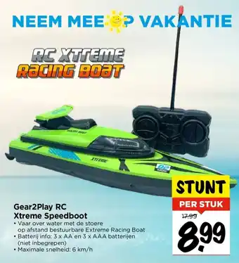 Vomar Voordeelmarkt Gear2Play RC Xtreme Speedboot aanbieding