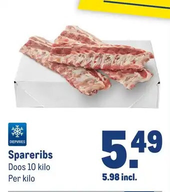 Makro Spareribs aanbieding