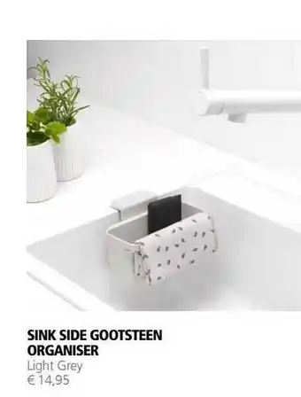 Brabantia Sink side gootsteen organiser aanbieding