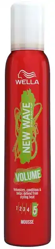 De Online Drogist Wella new wave volume mousse 200ml aanbieding