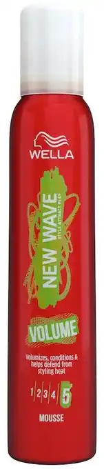 De Online Drogist Wella new wave volume mousse 200ml aanbieding