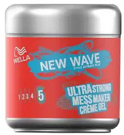 De Online Drogist Wella new wave ultra strong mess maker crème gel 150ml aanbieding