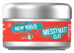 De Online Drogist Wella new wave messy matt clay 75ml aanbieding