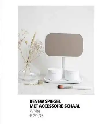 Brabantia Renew spiegel met accessoire schaal aanbieding