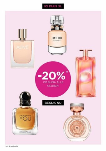 ICI Paris XL OP BIJNA ALLE GEUREN aanbieding