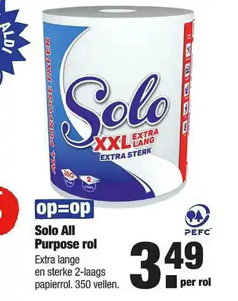 ALDI Solo all purpose rol aanbieding