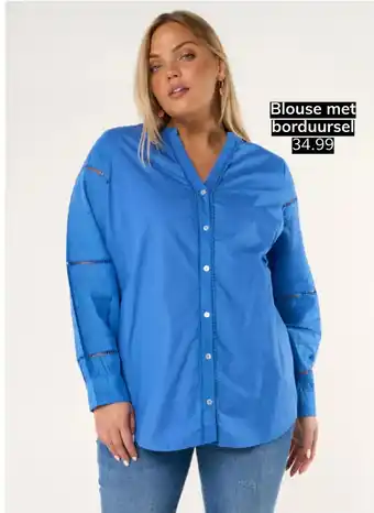 MS Mode Blouse met borduursel aanbieding