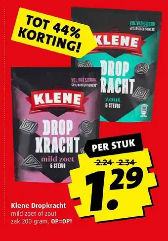 Boni Klene dropkracht aanbieding