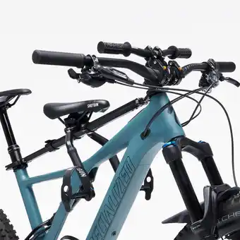 Decathlon Pro mtb voorste kinderzitje - stuur combo - zwart aanbieding