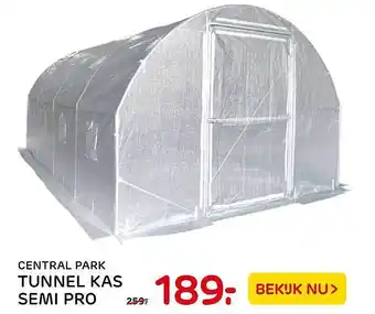 Praxis Central Park Tunnel Kas Semi Pro aanbieding