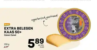 Ekoplaza Extra belegen kaas 50+ 350 gram aanbieding