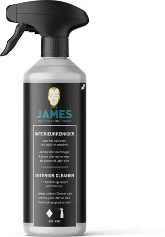 Bol.com James interieurreiniger - interior cleaner - opfrissen van tapijt, karpet / vloerkleed en meubelstof aanbieding