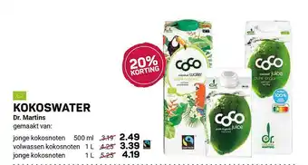 Ekoplaza Kokoswater dr. martins aanbieding