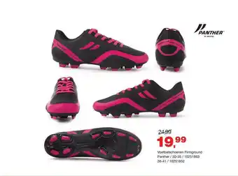 Bristol Voetbalschoenen firmground panther roze en zwart aanbieding