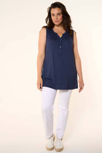 Wehkamp Ms mode top donkerblauw aanbieding