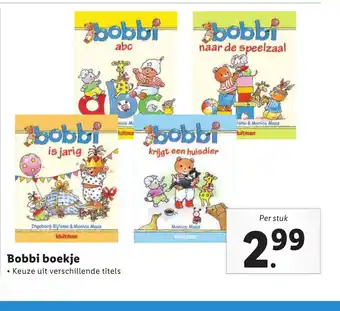 Lidl Bobbi boekje aanbieding