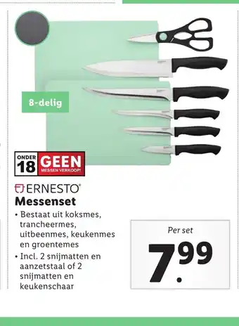 Lidl ERNESTOⓇ Messenset aanbieding