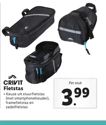 Lidl CRIVIT Fietstas aanbieding