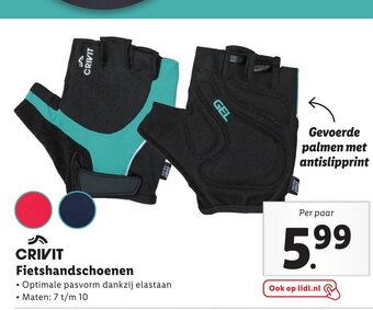 Lidl CRIVIT Fietshandschoenen aanbieding