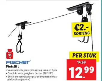 Lidl FISCHer Fietslift aanbieding