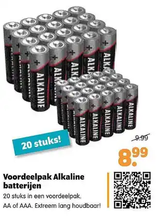 Plentyparts Voordeelpak Alkaline Batterijen aanbieding