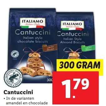 Lidl Cantuccini 300 GRAM aanbieding