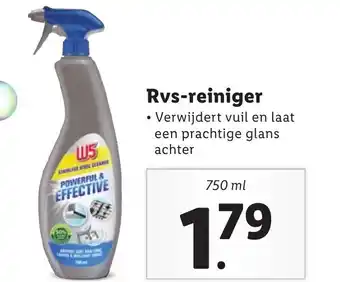 Lidl Rvs-reiniger 750ml aanbieding