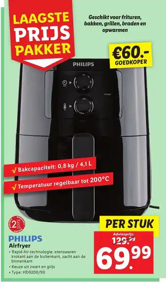 Lidl PHILIPS Airfryer aanbieding