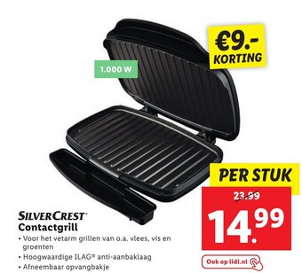 Lidl SILVERCRESTⓇ Contactgrill aanbieding