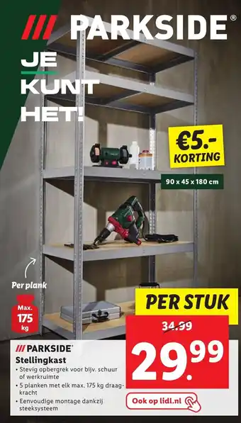 Lidl PARKSIDEⓇ Stellingkast aanbieding