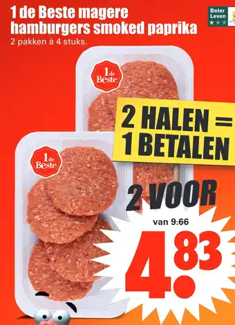 Dirk 1 de Beste magere hamburgers smoked paprika aanbieding