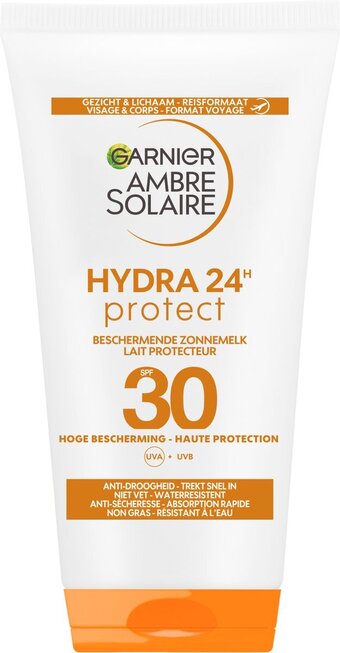 Bol.com Garnier ambre solaire zonnebrand crème spf 30 - 50 ml - hydraterend - reisformaat aanbieding
