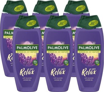 Bol.com Palmolive memories of nature sunset relax douchegel 6 x 250ml aanbieding