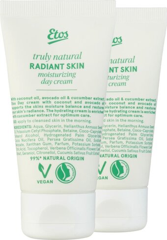 Bol.com Etos truly natural dagcreme - 2x 50ml aanbieding