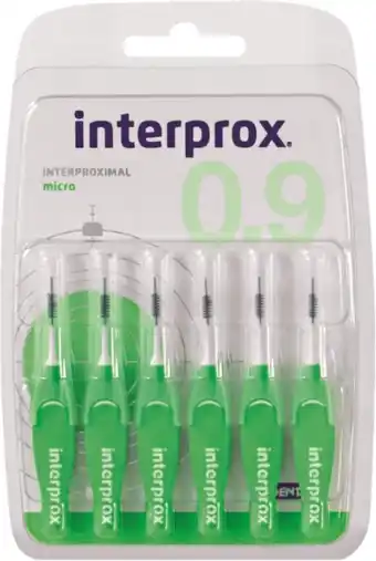 Bol.com Interprox premium micro 2,4mm groen ~ 6 st aanbieding