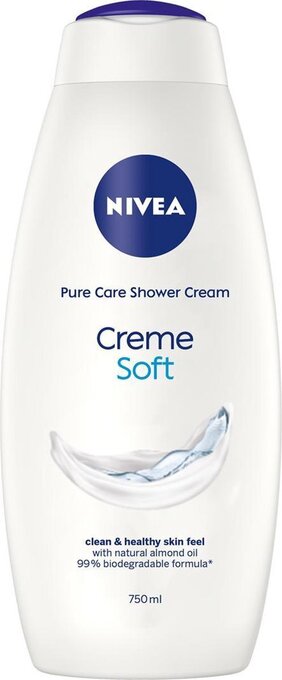 Bol.com Nivea creme soft douchecrème 750ml aanbieding