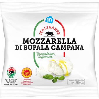 Albert Heijn Ah italiaanse mozzarella di bufala campana aanbieding