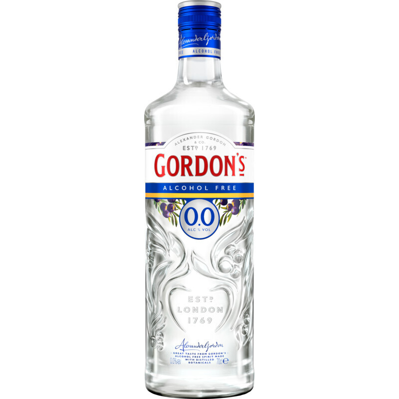 Gordon's gin alcohol free aanbieding bij Albert Heijn