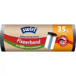 Albert Heijn Swirl afvalzakken fixeerband 35 liter aanbieding