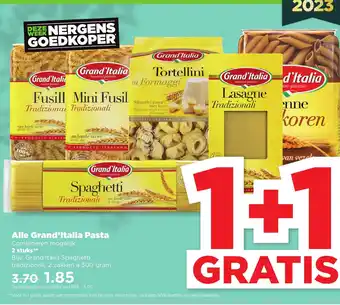 PLUS Alle Grand'Italia Pasta Combineren mogelijk 2 stuks** aanbieding