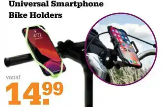 Telecombinatie Universal smartphone bike holders aanbieding