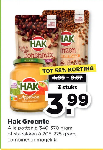 PLUS Hak Groente aanbieding