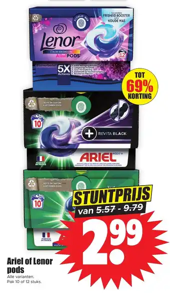 Dirk Ariel of Lenor pods aanbieding