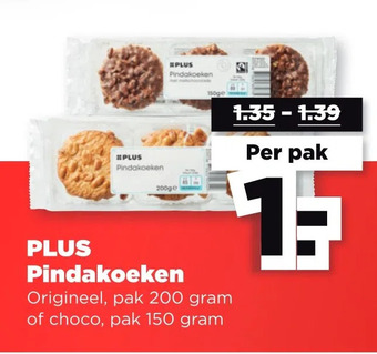 PLUS Plus pindakoeken aanbieding