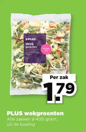 PLUS Plus wokgroenten aanbieding