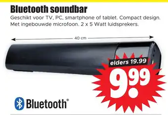 Dirk Bluetooth soundbar aanbieding