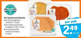 Albert Heijn AH Varkensschnitzels aanbieding